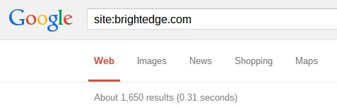 Google Search Operators BrightEdge