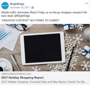 holiday flavor to high-value posts for B2B q4 optimization brightedge