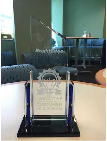 Customer Success Award from BrightEdge