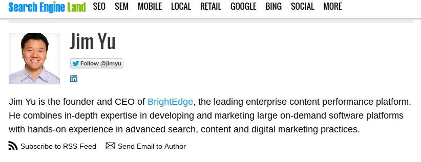 Example of brand awareness - BrightEdge