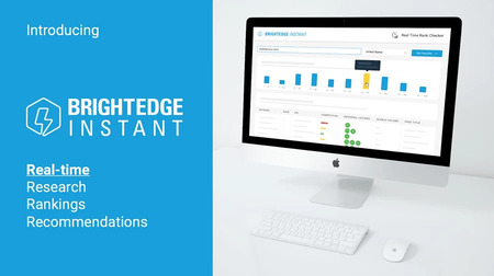 brightedge instant delivers real time rankings, research and recommendations for your SEO strategy