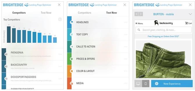 landing page optimization to capture online sales - brightedge
