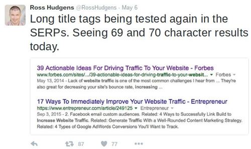 Expanded Titles googles serp changes - brightedge