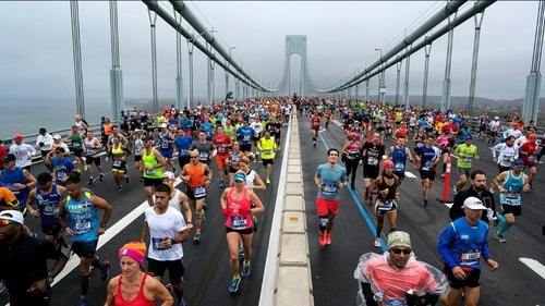 brightedge internship program rallies together to participate in new york race