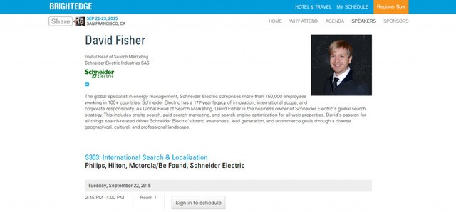 David Fisher Schneider Electric Share15 - brightedge