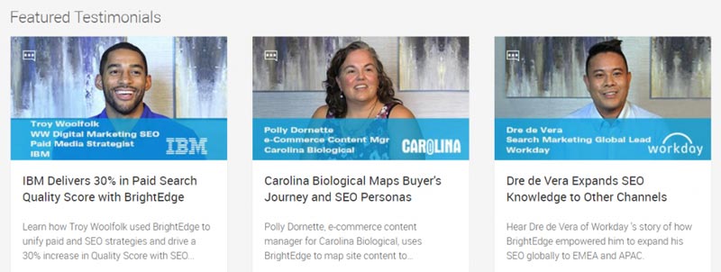 Video testimonials example, an important part of video strategy