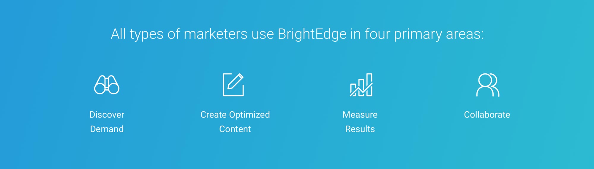 BrightEdge 4 pillars of SEO management