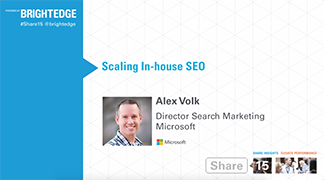 Share15 - S304: Scaling In-House – The Search Org Maturity Curve - Alex Volk